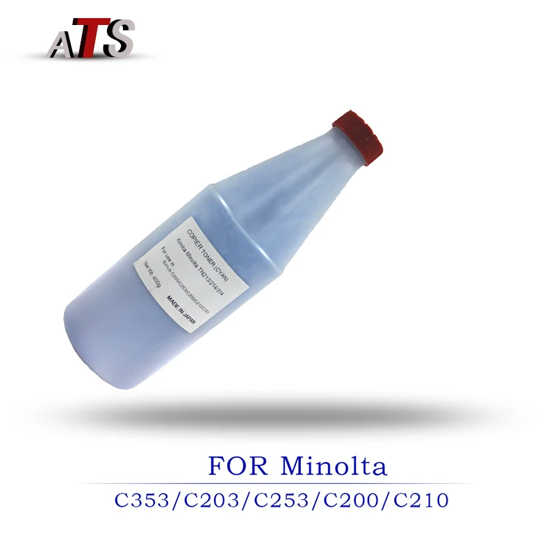 1 шт. 400 г CYMK Цвет порошок для электростатической печати для Konica Minolta BIZHUB C353 C203 C253 C200 C210 копир Запчасти фотокопировальная машина Расходные материалы для принтеров