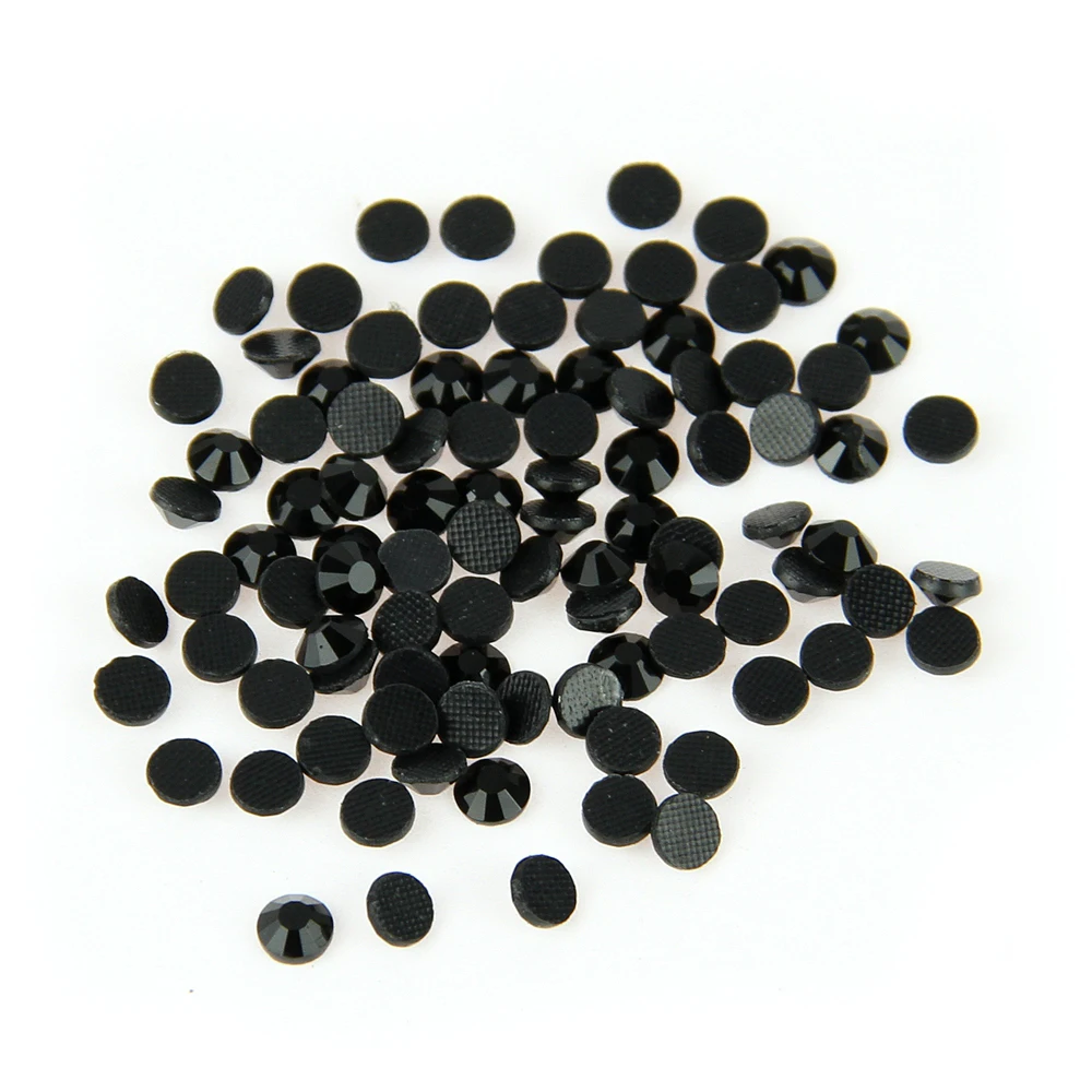 

200Gross Good Quality Crystal DMC Flatback Hot Fix Rhinestone Black SS16 3.8-4.0 mm Glass Strass Hotfix Rhinestones