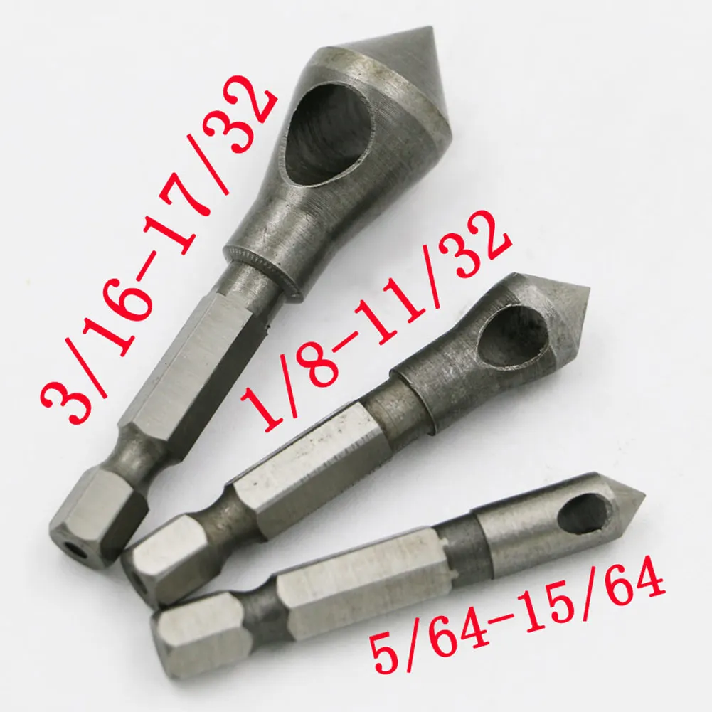 1/4 3 шт./компл. деревообрабатывающий зенковочный инструмент для снятия фаски