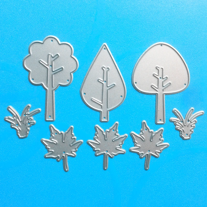 

YINISE Metal Cutting Dies For Scrapbooking Stencils Leaves DIY Cut Album Cards Decoration Embossing Folder Craft Die Cuts Tool