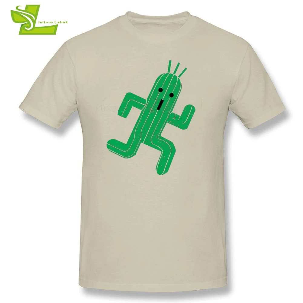 Футболка Cactuar Мужская футболка с коротким рукавом и круглым вырезом для взрослых