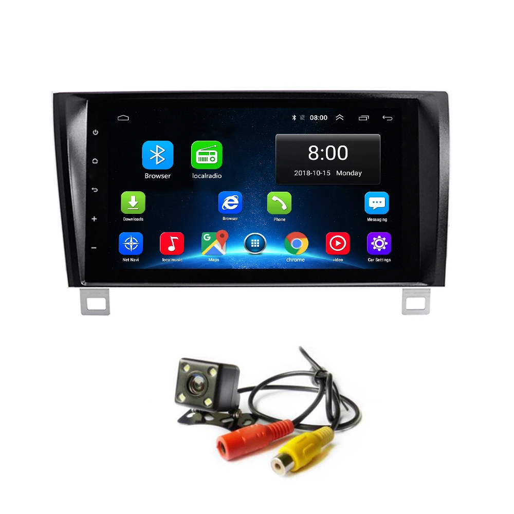 Android 9 1 автомобильное радио GPS Navi для Toyota Tundra Sequoia 2007 2013 аудио автомобиля