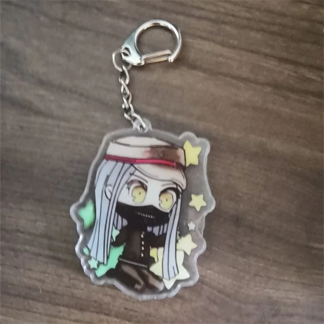 7 Аниме Dangan Ronpa Danganronpa V3 брелок двусторонний брелок косплей акриловый кулон брелок - Цвет: 7