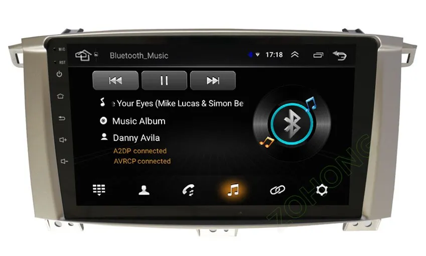 4G DSP 2+ 32Gb 2.5D Android 9,0 Автомобильный мультимедийный dvd-плеер для Toyota Land cruiser 100 LC100 автомобильный Радио gps навигация Авторадио BT