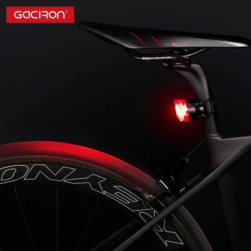 Gaciron 60LM умный предупреждающий задний фонарь для велосипеда перезаряжаемые