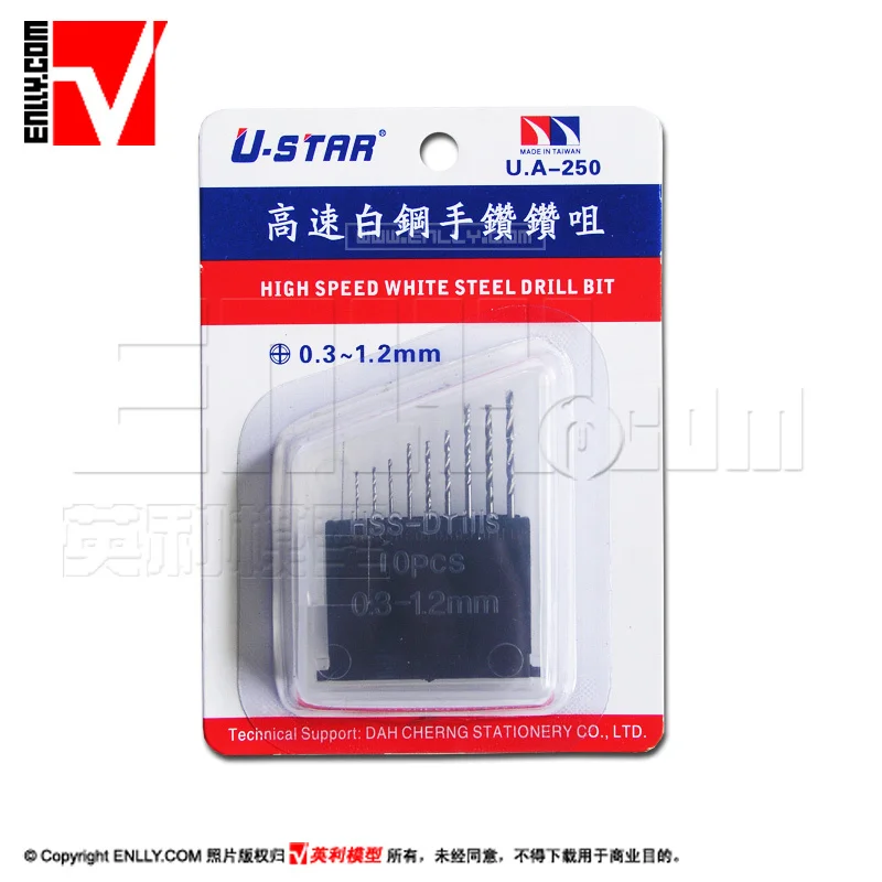 

optimal velocity U-Star ten pens set bit 0.3 1.2 mm "UA - 250"