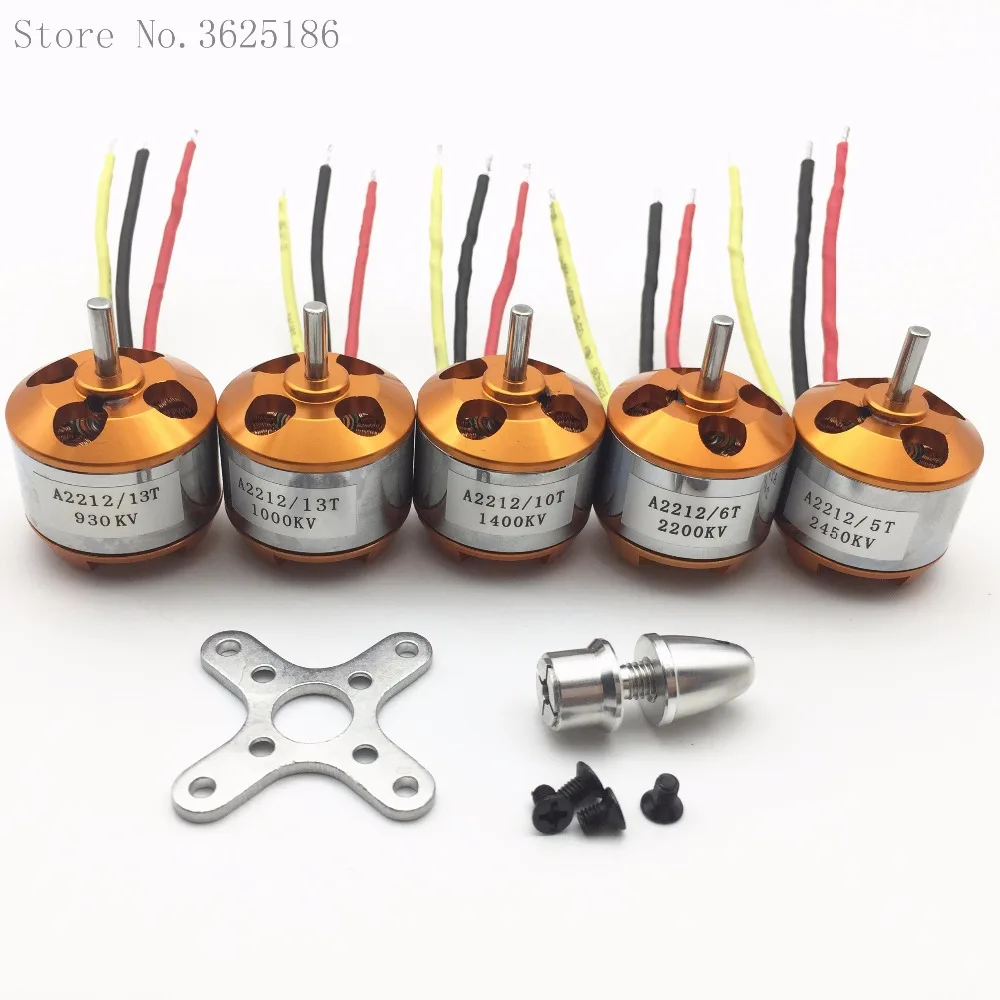 1 шт. Новый Мультикоптер xxd A2212 930KV 1000KV 1400kv 2200kv 2540KV Rc бесщеточный двигатель для 4 оси