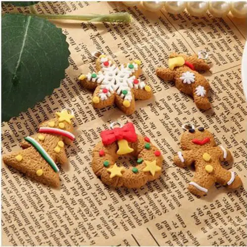 6 шт. набор Мягкая Керамика Снежинка человек и дом т. Д. Пряники Рождественская