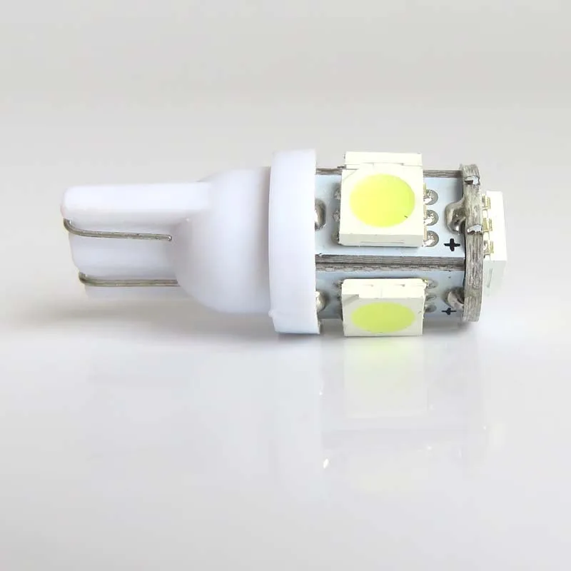 WLJH 10 X T10 светодиодный W5w 360 градусов 5050SMD 168 194 2825 автомобильные аксессуары