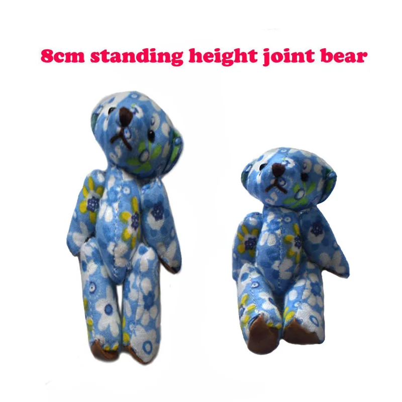 30 шт./лот мини плюшевый мишка мягкие плюшевые игрушки 8 см маленький подвеска pelucia