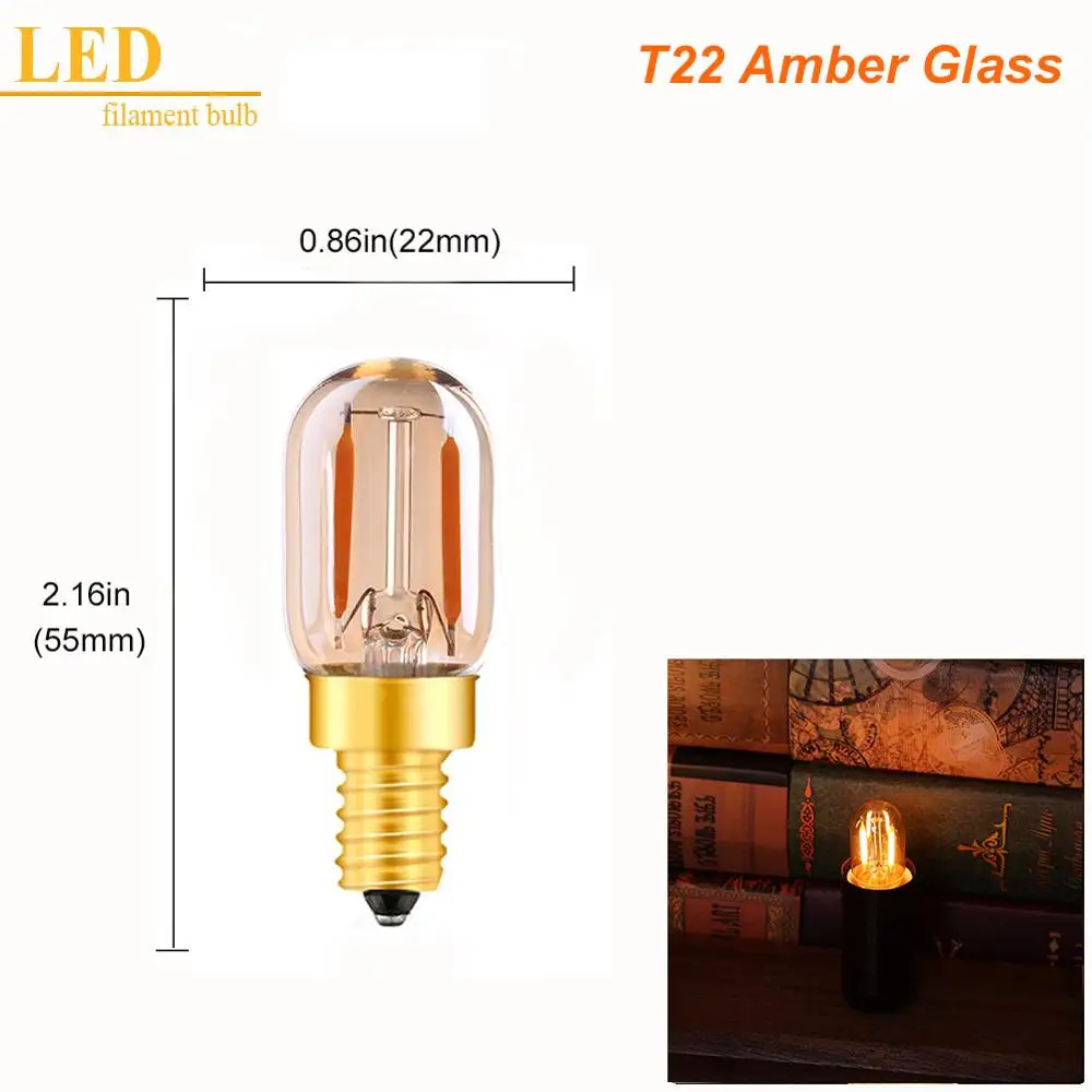 

Светодиодные лампы Grensk C7 T22 янтарного цвета 0,5Вт 1Вт