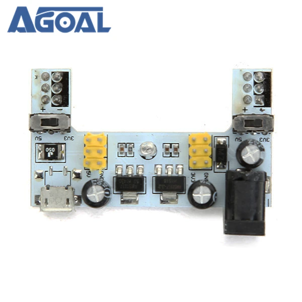 

2 Channel Breadboard Power Module Compatible With 5V/3.3V DC