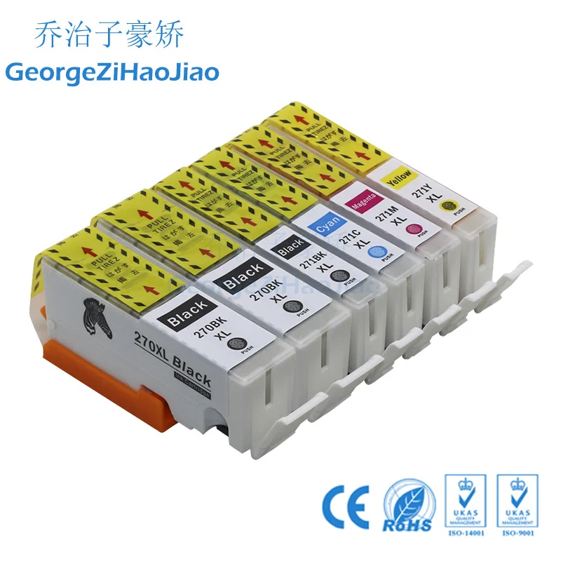 1sets+1PBK 270XL Compatible Ink Cartridge for Canon PIXMA MG5720 MG5721 TS6020 TS5020 |