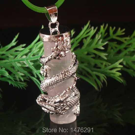 38X11MM опал Опалит оникс тигровый глаз дракон колонна инкрустированная кулоном 1 шт