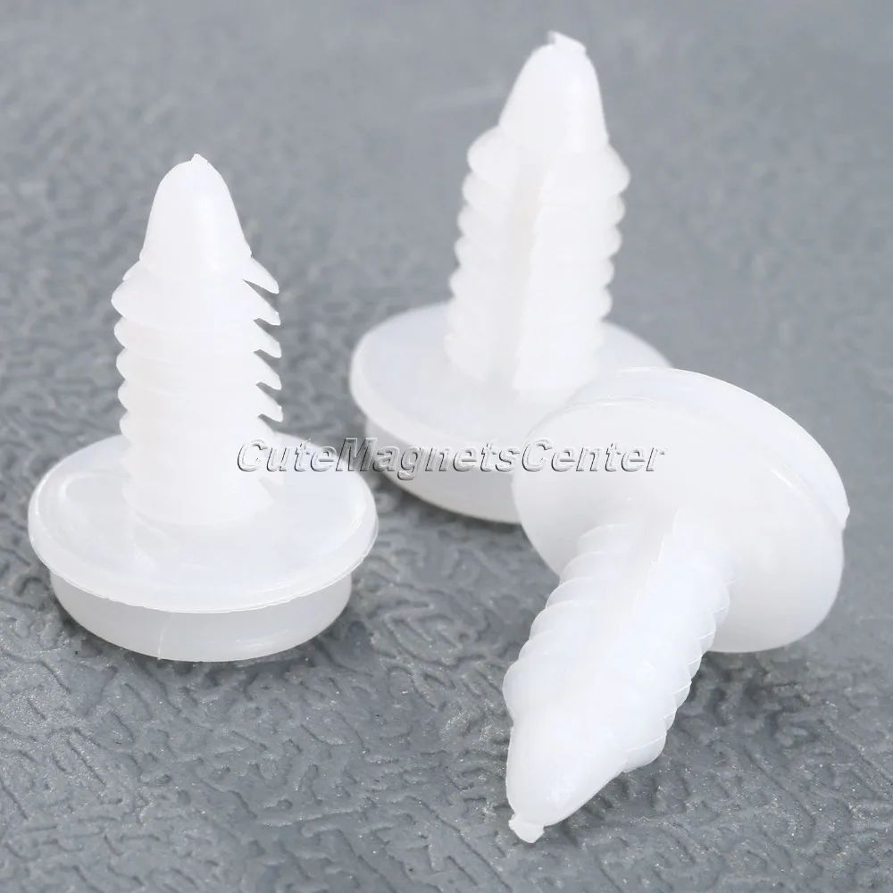 

50Pcs White Push Retainer Bumper Fender Cover Rivets Clips Car Automobile Door Trim Panel Clip for Chrysler Dodge Ram Fastener