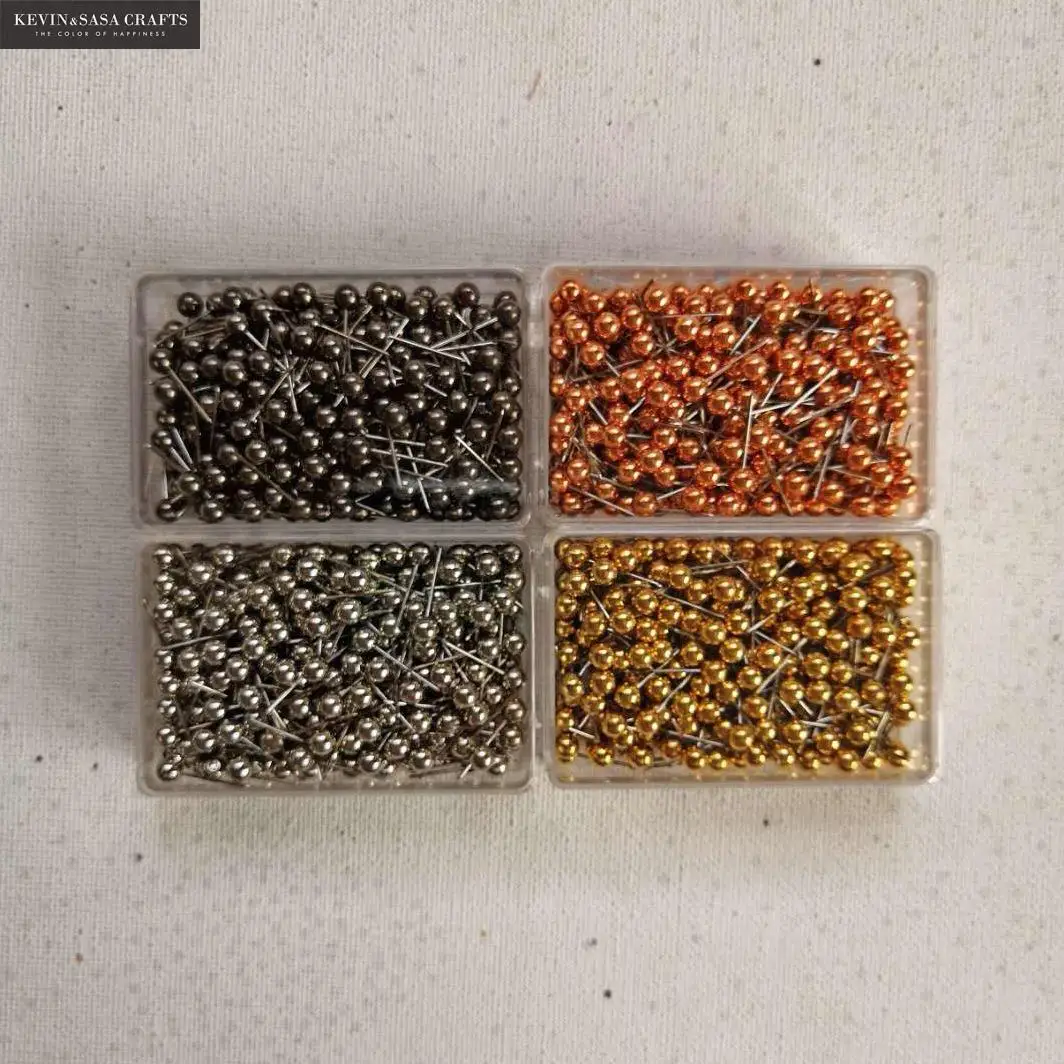 Набор цветных нажимных штифтов 800 шт./компл. качественные металлические штифты