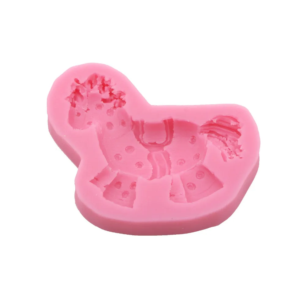 3D Мини лошади торт Силиконовая форма Сахар Ремесло Конфеты Декор Формы