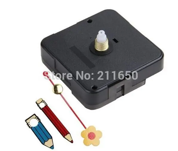 10 шт./лот новый дизайн 2016 кварцевые бесшумные часы механизм Цветочная ручка