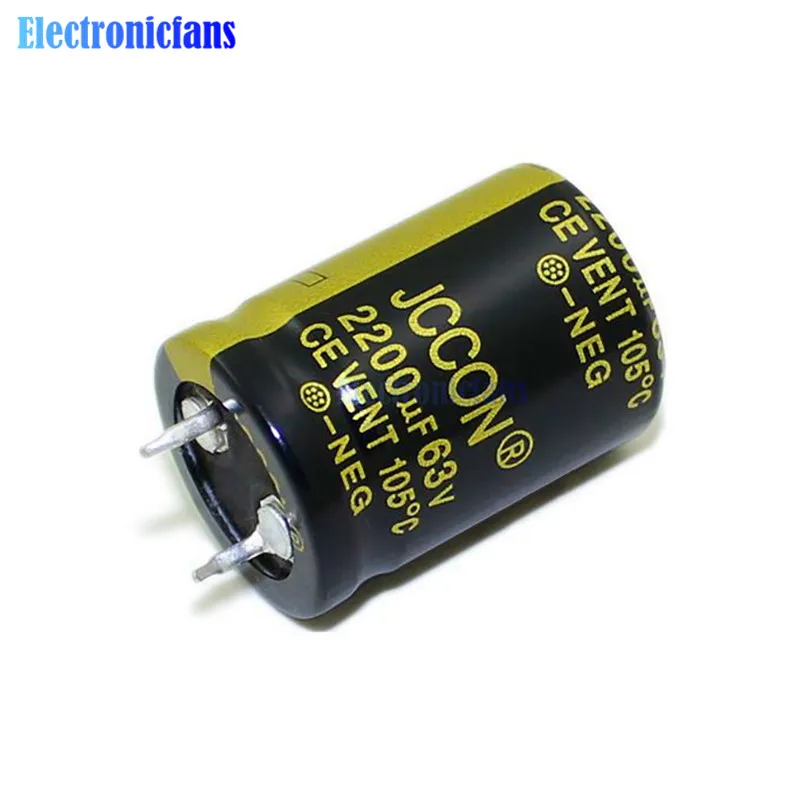 Diymore 63V 2200uF 22X30mm алюминиевый электролитический конденсатор Высокочастотный