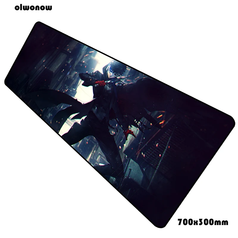 Size 700x300x2mm Persona 5 Коврик для мыши, 70x30 см, игровой коврик для мыши, аниме, милый офисный коврик для ноутбука, Настольный коврик, высококлассный коврик для игры, pc gamer, коврики - Цвет: Size 700x300x2mm