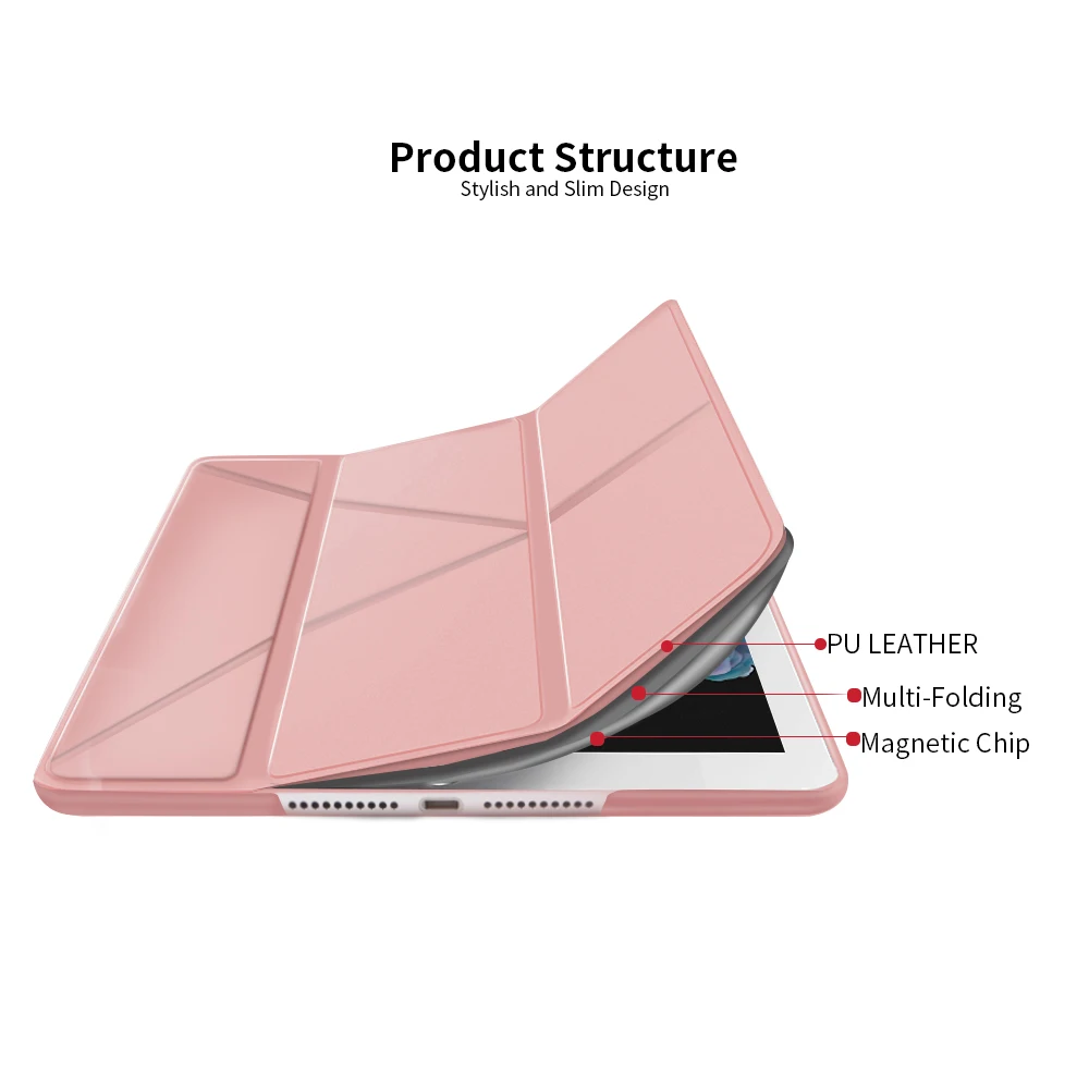 Чехол DOWSWIN для iPad Mini 5 2019 умный чехол с несколькими сложениями жесткая задняя