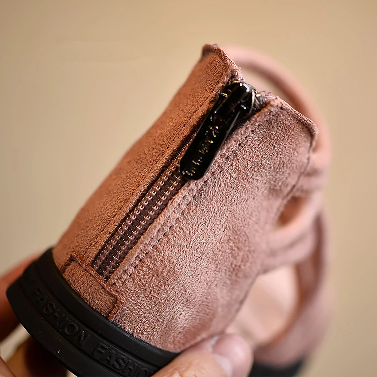 2017 летние коричневые винтажные сандалии гладиаторы для маленьких девочек