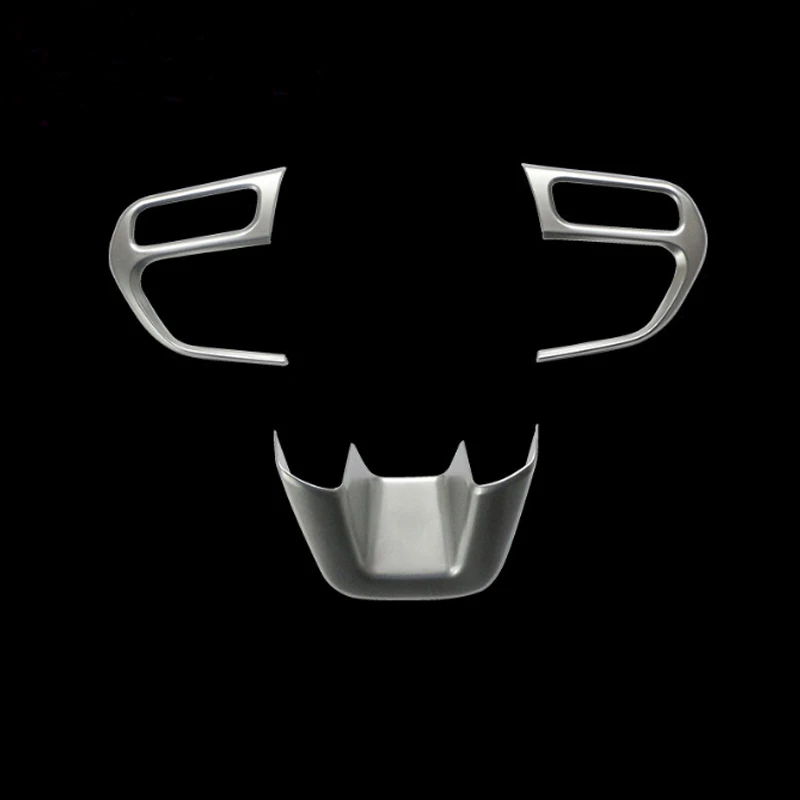 Хромированный чехол на руль из АБС пластика Защитная Наклейка для Jeep Compass 2017 2018