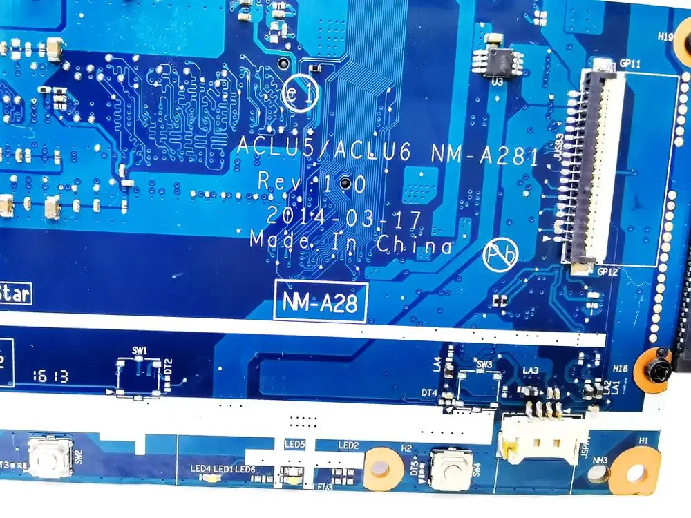 Оригинальный Для Lenovo G50-45 Материнская плата ноутбука A8-6410 R5 M230 2 Гб ACLU5ACLU6 NM-A281