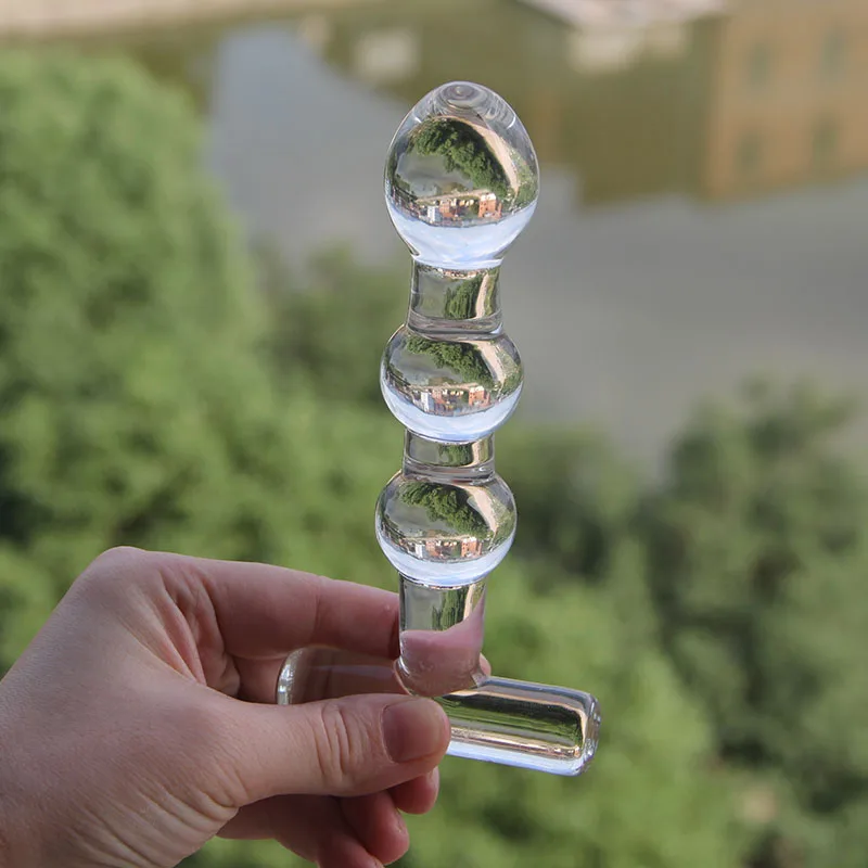 Круглый грубый Хрустальный фаллоимитатор ORISS секс игрушки анальная пробка для