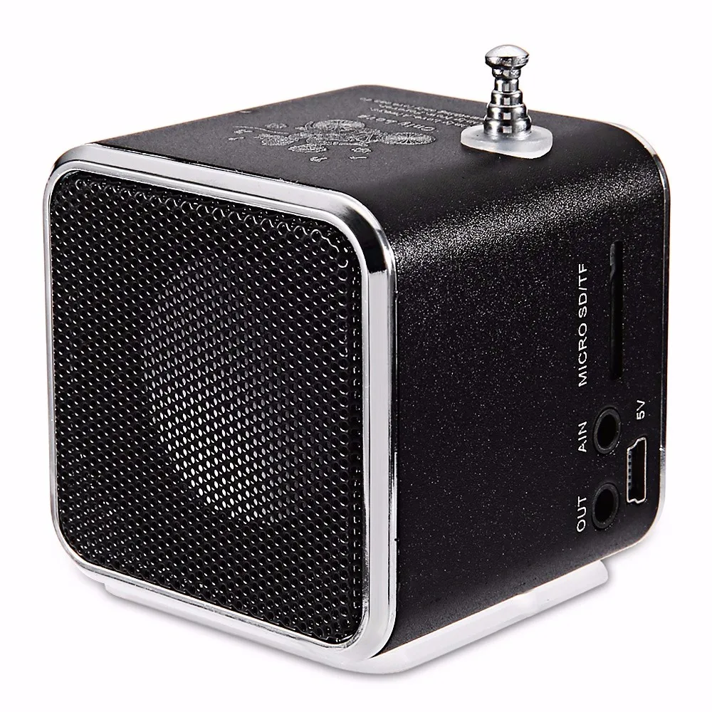 Diasoleado TDV26 портативный мини стерео супер бас MP3 динамик SD TF USB fm радио музыкальный