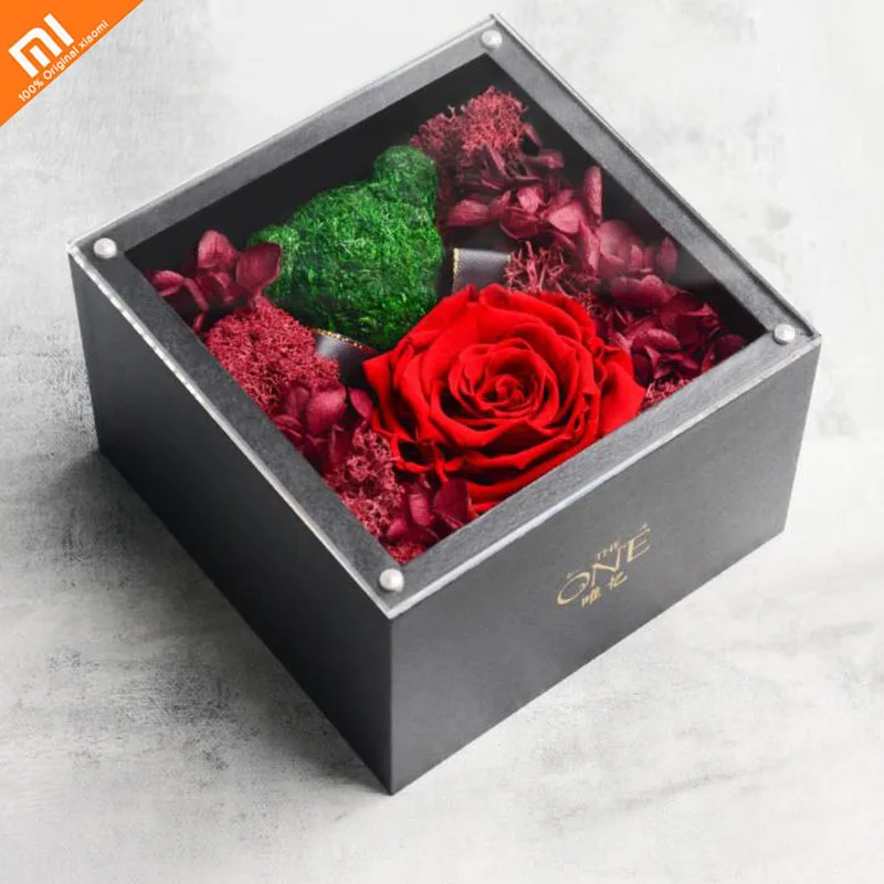 Xiaomi Mijia The ONE настоящий цветок розы навсегда для влюбленных подарки подарок на день рождения мужские и wo мужские Смарт специальный подарок