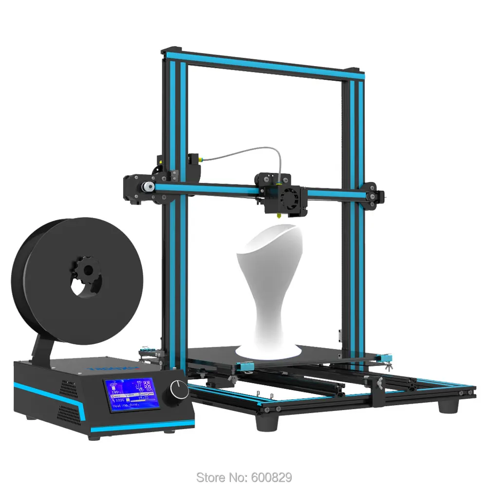 Большой объем 3D принтеры DIY Kit Быстрый Установка 330*330*420 мм принт Размеры Алюминий