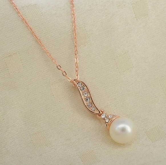 Ювелирные изделия с листьями и жемчугом Золотые наборы для женщин женские