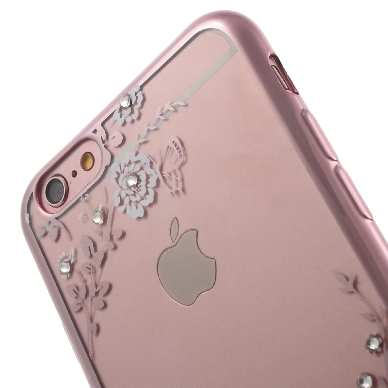 Телефон Случаях для iPhone 6 S Корпус Из Розового Золота Покрытием Края Горный