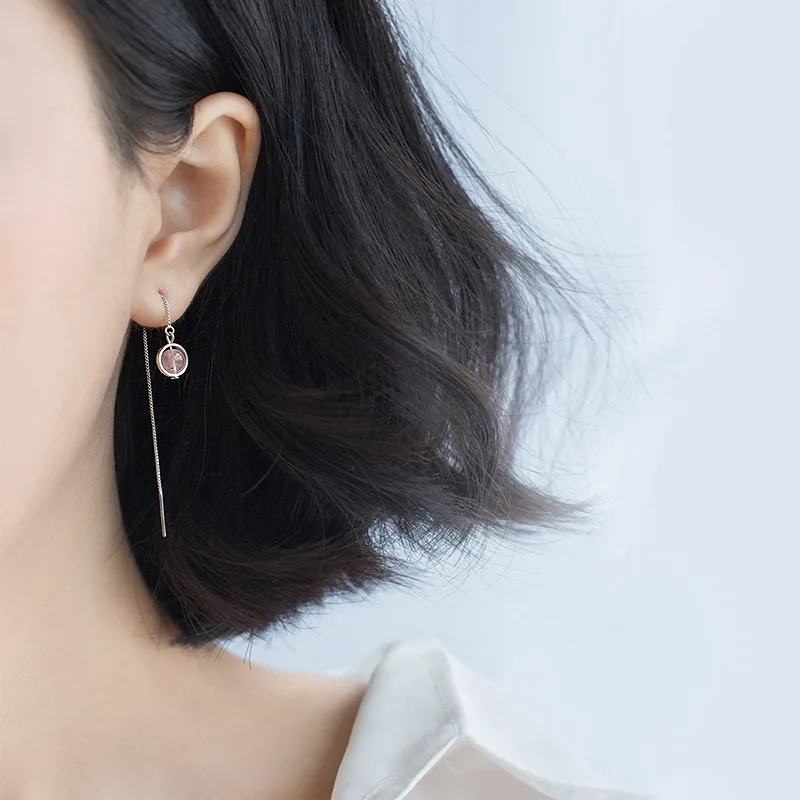 Женские серьги из серебра 925 пробы с опалом|earrings long|earrings forsilver earings long |