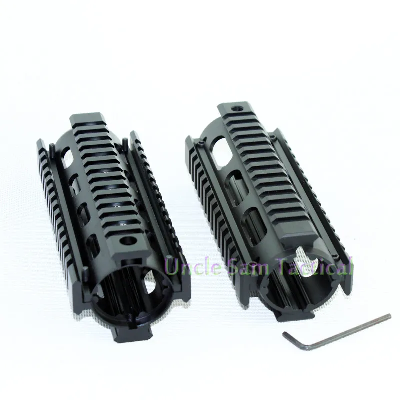 6 7 дюймов тактический AR 15 M4 Handguard карабин рис Quad Rail 2 шт. Drop In с креплением для