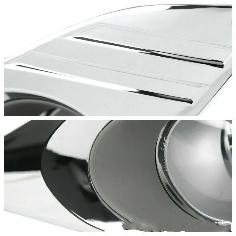 JanDeNing Car Fog Lights ForToyota Camry L/LE/XLE 2012- Front Fog Lights Bumper Lamps Kit Switch Wiring Chrome Housing