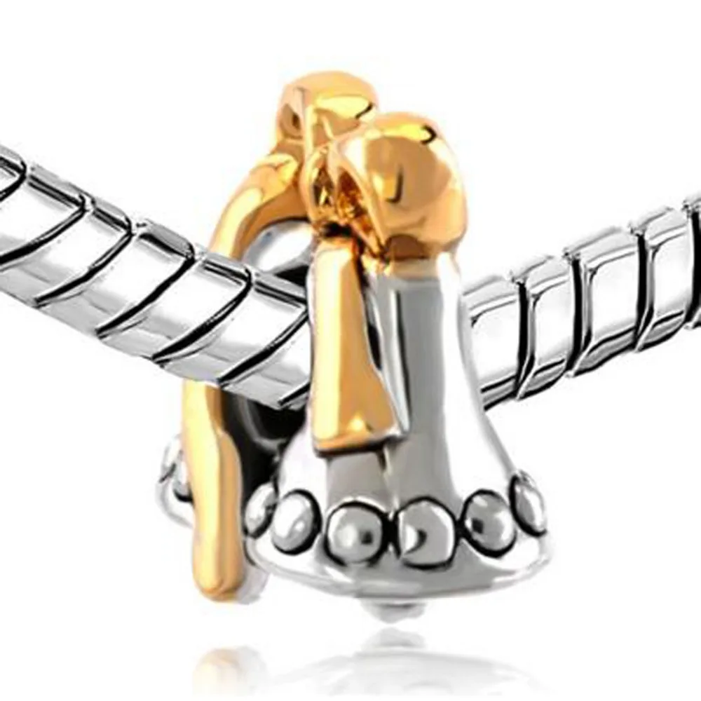 Бесплатная доставка рождественские колокольчики Золотой бант праздничные