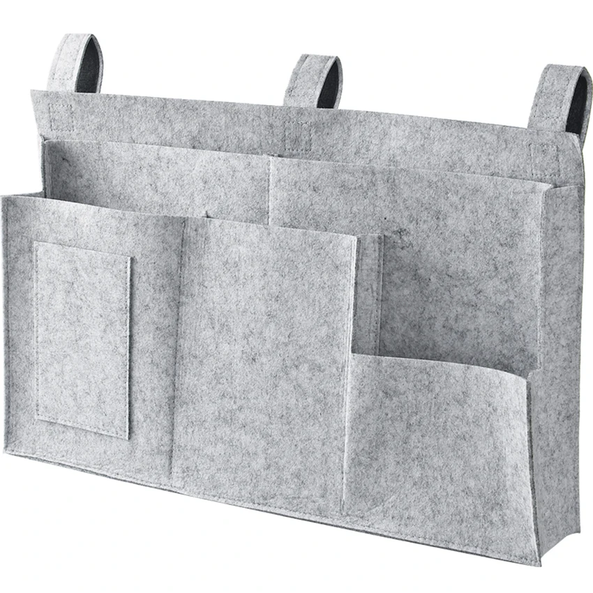 Творческий Войлок прикроватная сумка для хранения спальня обязанность Чехол