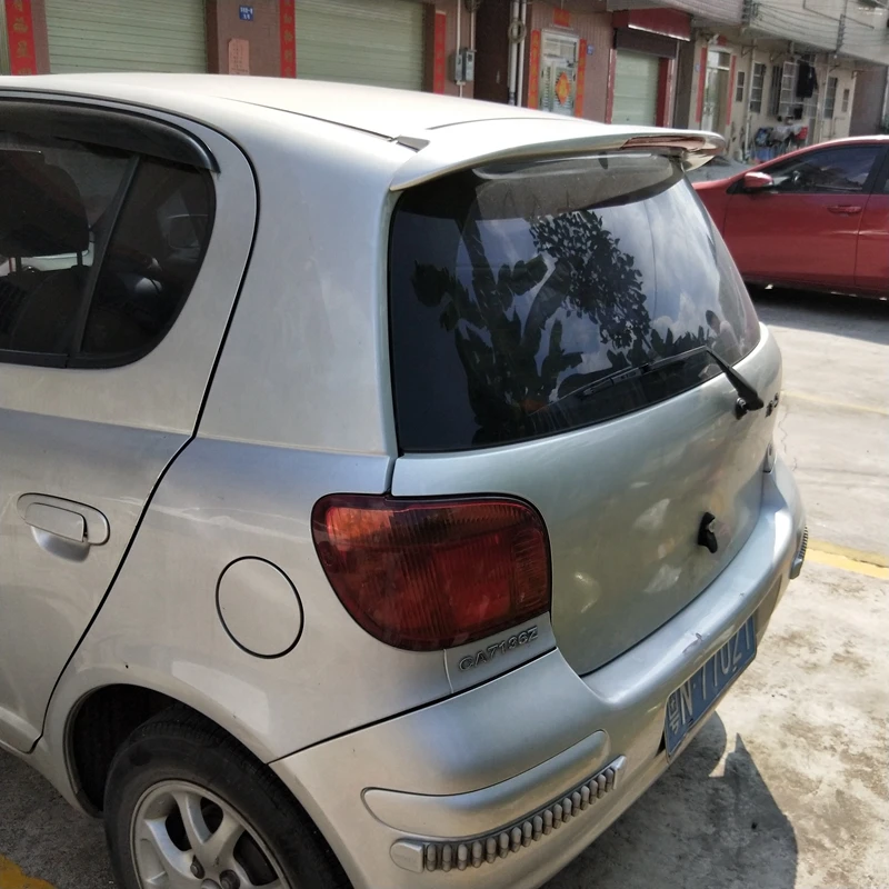 2008-2013 Золотой стиль Высокое качество ABS Спойлер для Автомобили Тойота моделей Echo