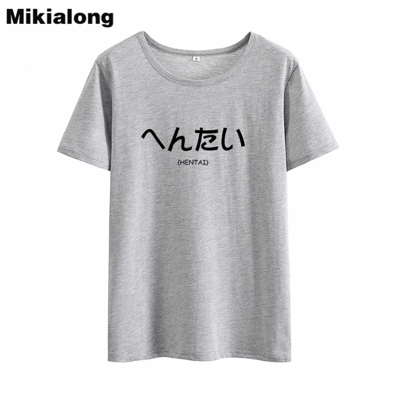 Mikialong 2018 г. милые японские футболки в стиле Харадзюку женские из 100% хлопка