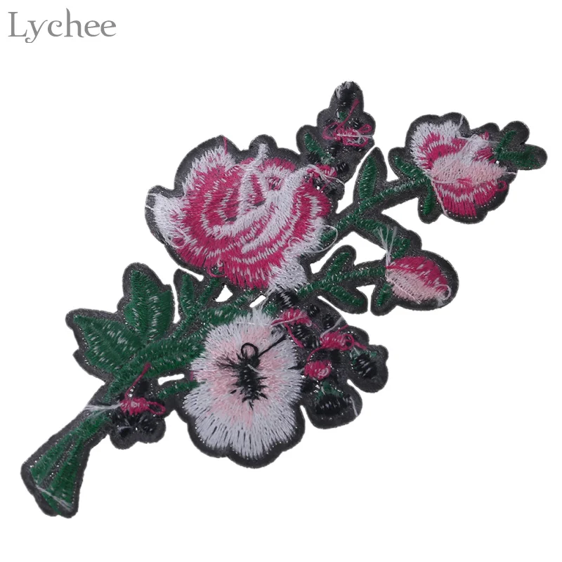Lychee 11 шт./компл. Роза раньше ручная работа Пришивные нашивки для одежды сделай сам