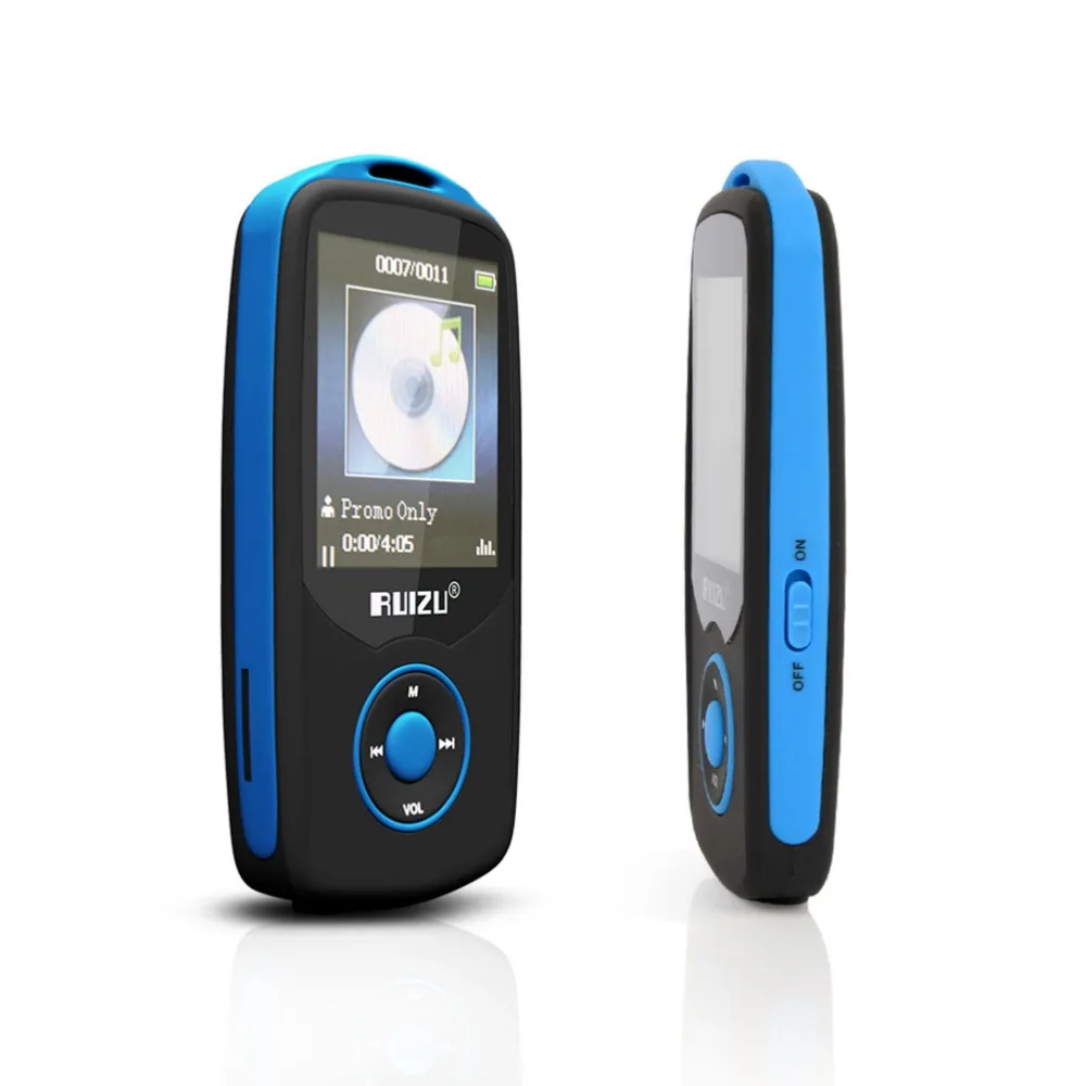Оригинал RUIZU X06 Bluetooth Mp3-плеер Hifi Музыка С 4 ГБ + 16 1.8 Дюймовый Экран 100 часов Высокой