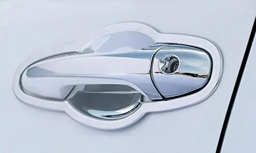 Хромированный стиль ABS хромированные дверные ручки и чаши декоративные крышки