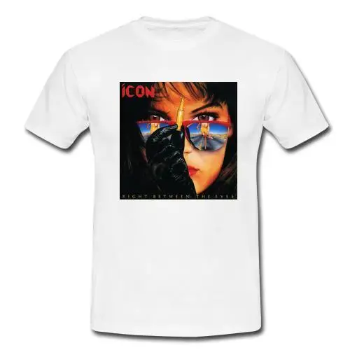 Футболка с металлической лентой ICON American Heavy Metal Glam King Kobra XS S M L XL 2XL100% хлопок |