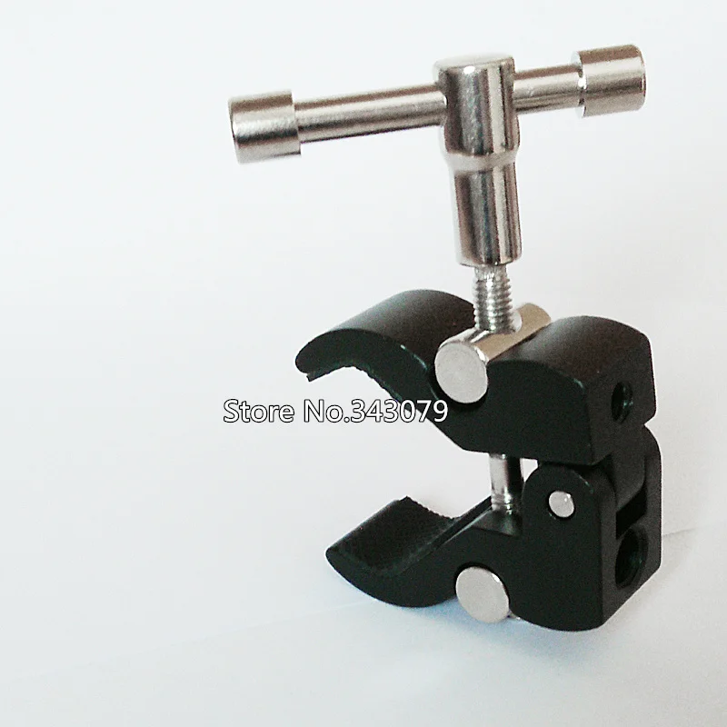 Зажим для видеокамеры 1/4 3/8 с винтовым отверстием вспышки подставка светодиодной