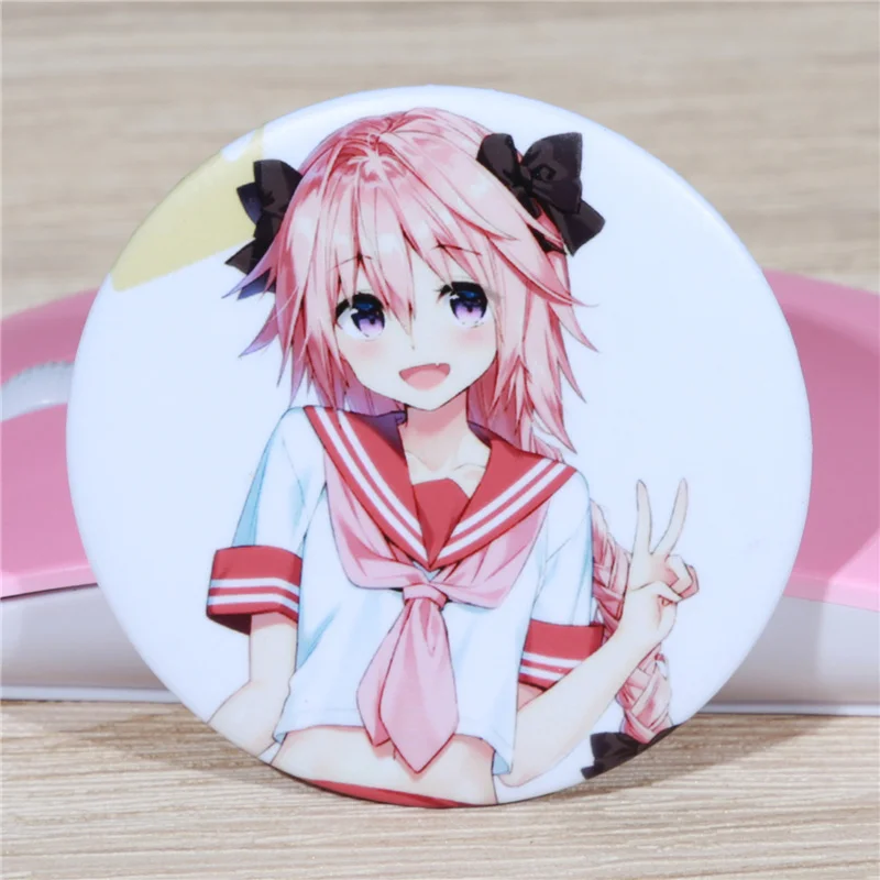 FFFPIN 5 8 см брошь в японском стиле Fate Astolfo мальчик девочка милая круглая булавка