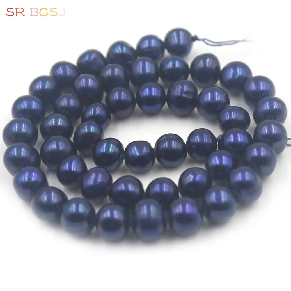 Бесплатная доставка 8-9 мм выбрать по цвету почти круглые бусины из натурального