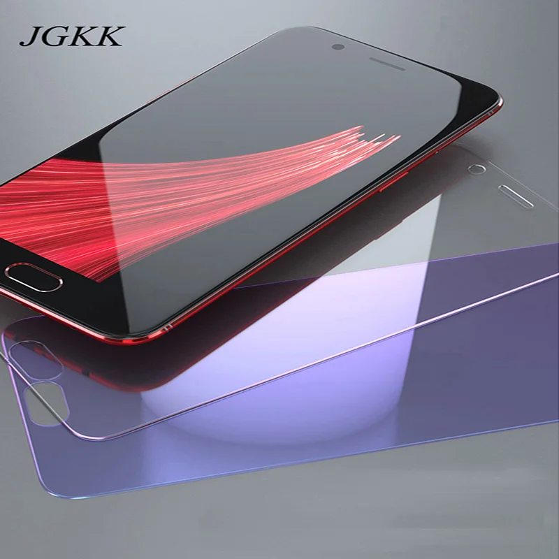JGKK анти синий фиолетовый 2.5D Закаленное стекло защитное для OPPO F7 F5 R15 R11 R11S Plus