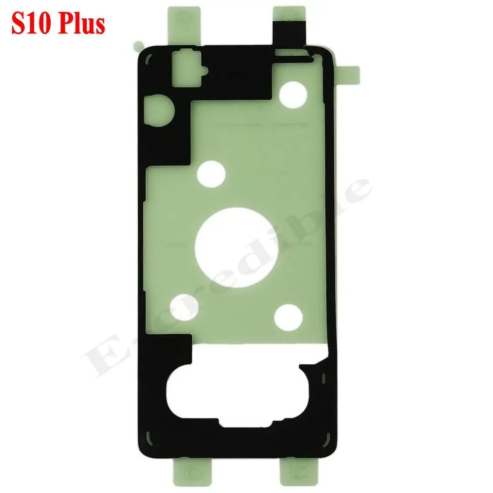 For S10 Plus Клейкая наклейка для samsung Galaxy S10 S9 S8 Plus S10E S7 S6 Edge Plus Note 9 8 Водонепроницаемая задняя крышка для аккумулятора клейкая лента - Цвет: For S10 Plus